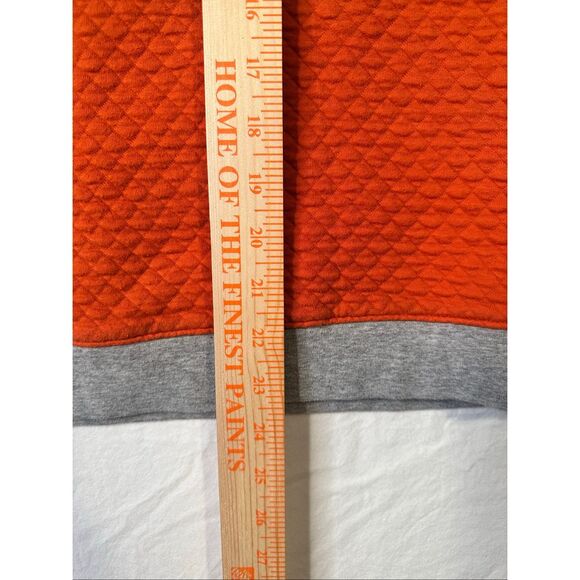 KA Knight Kids Vintage Miami Hurricane Orange/Green quilted sweater 14-16 - Picture 4 of 8